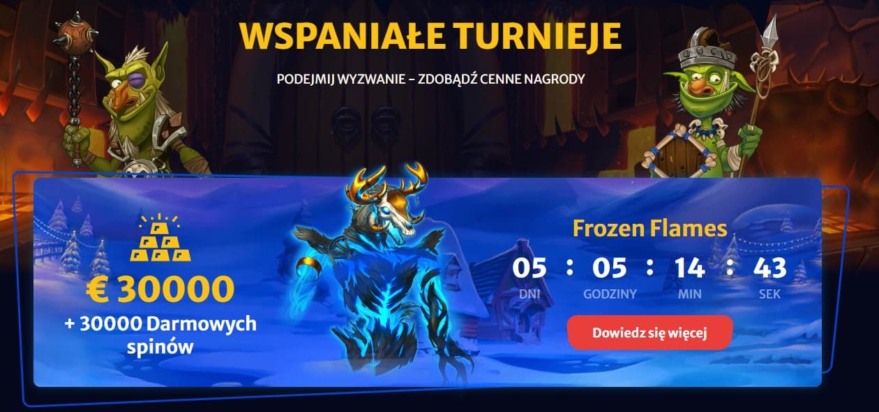 Turnieje dla polskich graczy Wyjątkowe turnieje dla polskich graczy w kasynie online Hell Spin