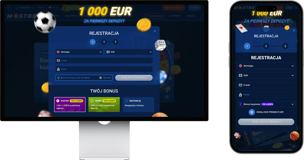 Krok po kroku jak zarejestrować się w MostBet Casino Poland jak założyć konto dla graczy z Polski?